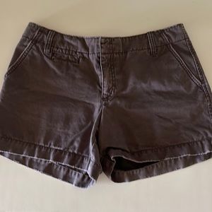 Old Navy Distressed Chino Shorts - Brown, Size 8